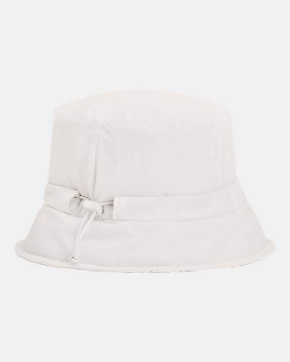 Unisex UA Insulated Adjustable Bucket Hat in White image number 1